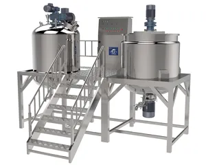 Mesin Mixer cair kustom mesin pembuat deterjen sampo mesin pencampur sabun cair 500L 1000L