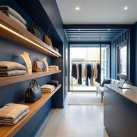 Magasin de vêtements portable en conteneur, boutique de mode en conteneur, magasin de vêtements en conteneur détachable, boutique de vente au détail de vêtements en conteneur, salle de vente temporaire de vêtements
