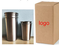 Gobelet isotherme en acier inoxydable personnalisé avec logo, 12/14/20/24 oz, affichage de la température, portable pour le camping en plein air et les voyages