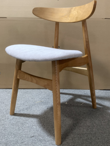 Silla de Comedor de Madera Maciza con Asiento Acolchado, Silla Lateral Moderna de Madera para Comedor, Cocina, Villa - Product Image 4
