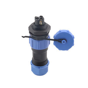 LP/<span class=keywords><strong>SP17</strong></span> senza saldatura IP68 cavo cavo impermeabile connettori maschio femmina 2/3/4 perno a vite tipo avorio presa presa dado posteriore - Product Image 3