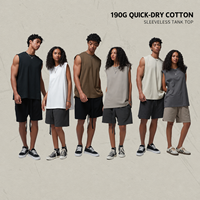 Débardeur de sport pour homme 190G à séchage rapide, idéal pour le basketball et le streetwear, personnalisable avec logo