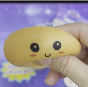 ของเล่นบีบลดความเครียดรูปเกี๊ยวยิ้ม TPR Decompression Squishy สำหรับเด็กอายุ 14 ปีขึ้นไป - Product Image 6