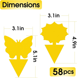 Trampas Adhesivas Amarillas <span class=keywords><strong>Ultra</strong></span> Adhesivas para Interiores, de Doble Cara, para Atrapar Moscas de la Fruta, Mosquitos e Insectos Voladores en el Hogar - Product Image 6