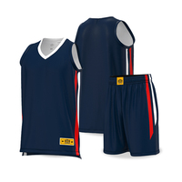 Ensemble de maillots de basketball personnalisables et respirants, uniformes sublimés grandes tailles pour le Canada, Porto Rico, la République Dominicaine
