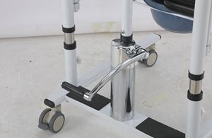 Chaise de transfert manuelle pour personnes âgées handicapées, fauteuil roulant, machine de levage, chaise hydraulique, hauteur réglable - Product Image 4