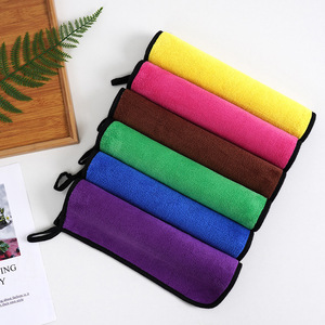 Toallas de limpieza para autos Jin Ao Coral Fleece de 30x40cm, absorbentes de doble cara para lavado y detallado de autos - Product Image 1