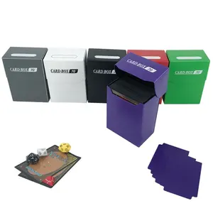 Acid free durable Solid Deck Box with different color for MTG TCG plastic trading card deck box