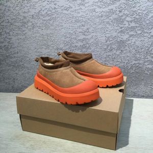 Botas de Nieve con Plataforma Gruesa de Diseño Personalizado de Moda para Hombre y Mujer, Invierno 2025, Cálidas, de Felpa, con Suela Gruesa, de Cuero Genuino y Algodón - Product Image 6