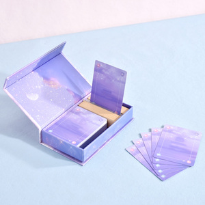 Bộ bài khẳng định Chánh Niệm hàng ngày cho phụ nữ tự chăm sóc và giảm lo lắng hỗ trợ sức khỏe Tâm thần làm bằng giấy để chơi trò chơi - Product Image 1