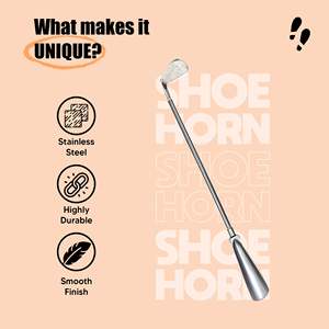 ที่โกยรองเท้าแบบยืดหดได้ ยี่ห้อ Shoe Mistri ทำจากโลหะ ด้ามจับยาว พกพาสะดวก ผลิตจากสแตนเลส เหมาะสำหรับผู้ชายและผู้หญิง - Product Image 6