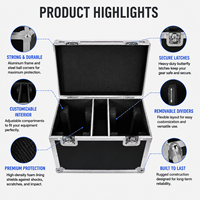 Flight case pour 19x15W LED Wash Zoom Moving Head Light