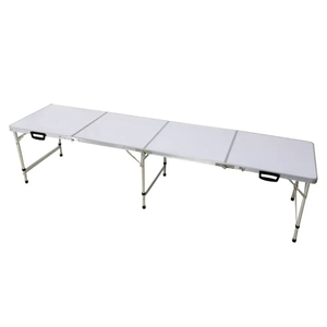 White <b>Camping</b> <b>Foldable</b> Picnic Aluminum <b>Tables</b> Mdf Mesas Plegable 240cm - Product Image 1