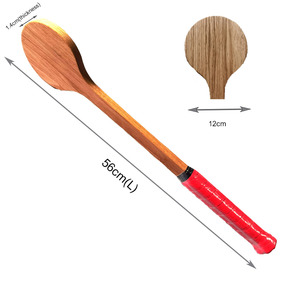 Racchetta da <span class=keywords><strong>Tennis</strong></span> in Legno Naturale per Bambini, Misura Piccola, per Allenamento <span class=keywords><strong>di</strong></span> Precisione, 56x12x1.5CM, per Giovani Tennisti - Product Image 1