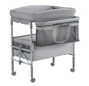 Assurance qualité produits pour bébés <span class=keywords><strong>salle</strong></span> <span class=keywords><strong>de</strong></span> <span class=keywords><strong>bain</strong></span> <span class=keywords><strong>table</strong></span> <span class=keywords><strong>à</strong></span> <span class=keywords><strong>langer</strong></span> multifonctionnelle avec coussin en PVC hauteur réglable pour bébé - Product Image 2