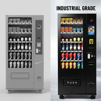 Máquina Expendedora Refrigerada Pequeña Antirrobo, Snackautomat Europeo con Cerradura Reforzada, Compresor de Marca, SDK para Minoristas Basado en la Nube