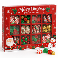 Boîte de présentation de Noël haut de gamme en PVC sur mesure OEM/ODM avec doublure en éponge et fermeture magnétique – Vente en gros directe usine