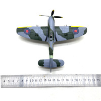 Modelo de avión de combate británico Hawker Tempest Mk.V de la Segunda Guerra Mundial, escala 1:72, juguete coleccionable