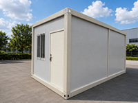 Maison conteneur modulaire détachable ignifuge à assemblage rapide, 20 pieds, en acier, préfabriquée, directement de l'usine