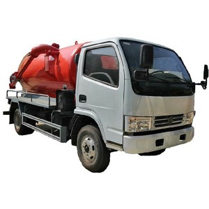 China Manufacturer CLW brand 6 <b>wheel</b> 5000 Liters <b>Small</b> Vacuum Sewage Fecal Suction Truck Sewer Truck Septic Suction Tank Truck - Product Image 1