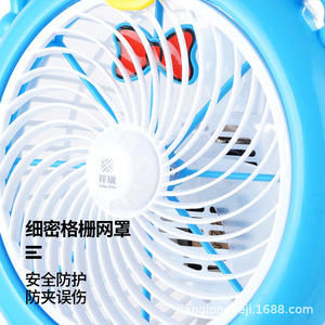 Mini Fan Cartoon Duckling Desk Fan <b>Adjustable</b> Speed Home Office Use 10 Sqm Coverage - Product Image 3