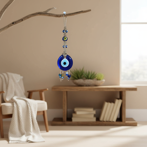 23x6cm Evil Eye Macrame <b>Ornament</b> Home Decorative Item - Product Image 3