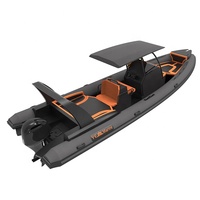 Bateau pneumatique RHIB 860 RIB à coque en aluminium ORCA Hypalon Step Hull
