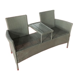 Popular Outdoor Table Chair <strong>Garden</strong> Furniture 2 Seater Rattan <strong>Garden</strong> <strong>Loveseat</strong> <strong>for</strong> Leisure - Product Image 2