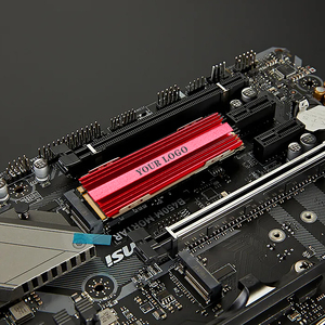 <span class=keywords><strong>PS5</strong></span> M.2 SSD Heatsink NVMe Heat Sink M2 2280 Solid State Hard Disk Joint de radiateur en aluminium avec coussin de refroidissement en silicone <span class=keywords><strong>thermique</strong></span> - Product Image 2