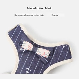 <span class=keywords><strong>Harnais</strong></span> de luxe réglable en polyester <span class=keywords><strong>pour</strong></span> petits chiens, ensemble gilet et laisse <span class=keywords><strong>pour</strong></span> chiot <span class=keywords><strong>Yorkshire</strong></span> Terrier avec motif à pois et nœud papillon - Product Image 4