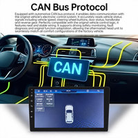 Autoradio intelligent 9 pouces avec commande vocale, CarPlay sans fil, Android Auto, WiFi, YouTube, égaliseur 16 bandes, DSP, CAN Bus, 1080P, FM, AM, RDS, caméra