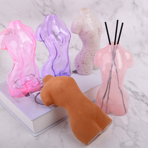 Diffuseur d'aromathérapie en rotin, figurine humaine artistique, 100 ml, désodorisant d'air frais, décoration pour salon et bureau - Product Image 2