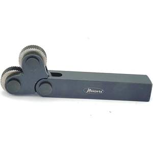 Outil de moletage à double roue à tête pivotante, pas de 1.5mm, coupe et formage à 2 roues pour tour - Product Image 4