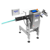 Balance à bande transporteuse Checkweigehr Machine de pesée liquide Machine de pesée de contrôle avec système de pesage de contrôle de tablette d'alarme