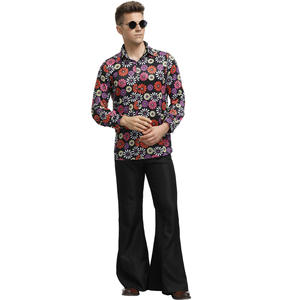 Costume <span class=keywords><strong>da</strong></span> scena con stampa retrò Costume <span class=keywords><strong>da</strong></span> discoteca <span class=keywords><strong>da</strong></span> uomo anni '80 retrò nativo americano - Product Image 4