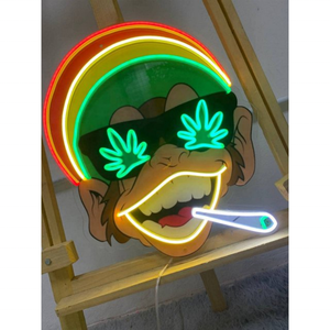 로고 디자인 연기 가게 Led 라이트 업 사인 네온 사인 디자인 광고 주문 상점 비즈니스 장식을위한 연기 가게 네온 빛 - Product Image 2