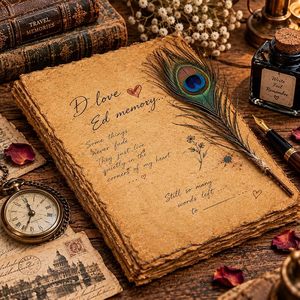 Papier aquarelle en coton de style artisanal avec bordure festonnée, papier texturé rugueux pour la peinture artistique, le dessin et l'écriture créative - Product Image 5