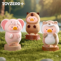 Figurines d'action anime de collection de la série Lulu Piggy Animal Party, décorations mignonnes, boîte mystère pour ornement de bureau