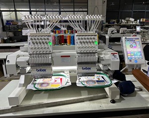 Machine à broder informatisée à 2 têtes avec 12 aiguilles, fonctionnement automatique, garantie 1 an - Product Image 5