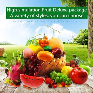 LUYI Frutas Artificiales para Decoración Navideña del Hogar, Frutas Simuladas Realistas de Espuma Decorativa, Accesorios de Modelo de Frutas Artificiales - Product Image 2