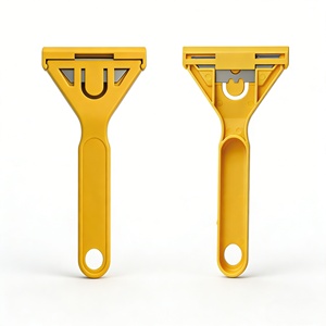 Outil de décapage de peinture et grattoir à vitres personnalisable, avec lame de type faucille pour carrelage, nettoyage des résidus et décollage d'autocollants, OEM - Product Image 1