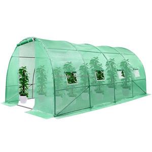 Invernadero de túnel grande para exteriores, 4x3x2M, cubierta de PE agrícola, invernadero de jardín, túnel grande, casa verde, Sera de <span class=keywords><strong>Gradina</strong></span> - Product Image 1