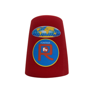 Tùy Chỉnh Chết Mèo Pop Lọc Xlr Miếng Bọt Biển Chuyên Nghiệp Mic Kính Chắn Gió Cho <span class=keywords><strong>Shure</strong></span> Pga27 Sm7B Đổ Xô Logo Bọt Mic Bìa - Product Image 4