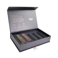 Boîte cadeau magnétique de luxe avec logo personnalisé, insert en mousse EVA et ruban pour emballage en gros