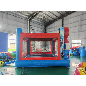 Château gonflable géant commercial 4x4 pour enfants et tout-petits, en PVC, avec souffleur inclus, installation facile, expédié par voie maritime - Product Image 3