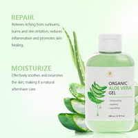 ODM/OEM Gel d'Aloe Vera Naturel Biologique 100% Pur Hydratant Apaisant Après Soins Solaires Gel d'Aloe Vera pour le Visage