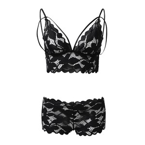Nouvel ensemble de lingerie sexy en dentelle transparente pour femmes européennes et américaines, collection trois heures du matin, vente en gros - Product Image 1