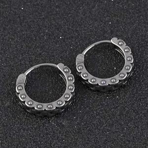 Pendientes Minimalistas de Acero Inoxidable, Pendientes de Moda Vintage, Ear Cuff para Mujeres y Hombres, Fabricación de Joyería Personalizada - Product Image 2