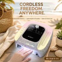 Lampe à ongles et perceuse à strass 30 LED double longueur d'onde sans fil rechargeable 2-en-1 Équipement professionnel Fournisseur OEM ODM