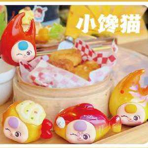 Figurines mignonnes de la série Baby Three Little Glutton 3ème génération, boîte mystère, parfaites pour la décoration de bureau ou comme cadeaux - Product Image 4